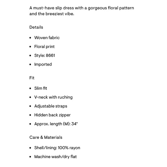 Floral V-Neck Ruched-Front Slip Dress - Picture 9 of 9